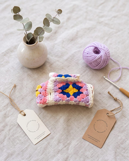 Crochet Clip-Hair Accessories