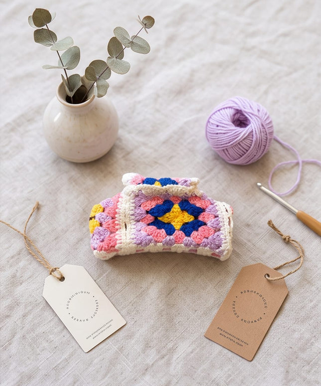 Crochet Clip-Hair Accessories