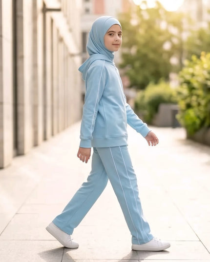 Cotton Hijab Girl Set-Sets