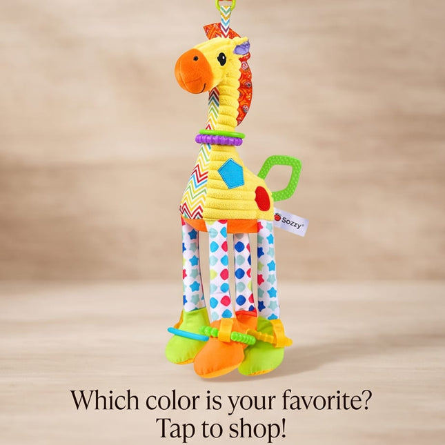 Plush Rattle with Teething-Toys