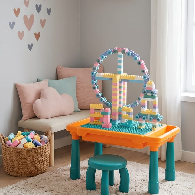 Building Table with chair