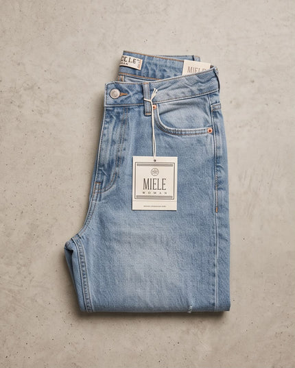 Denim Wide Leg Jeans-Women Wear