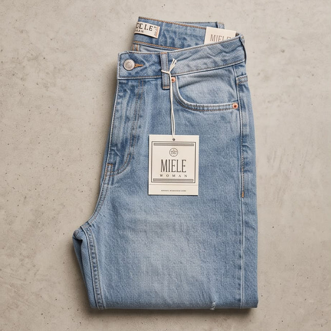 Denim Wide Leg Jeans-Women Wear
