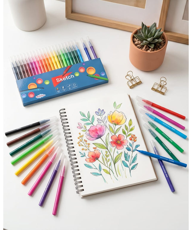 Water Colors-Coloring