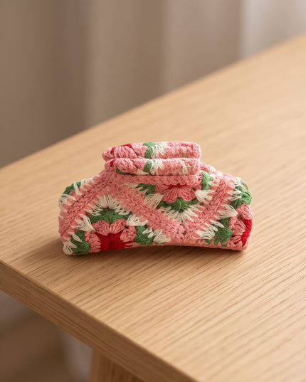 Crochet Clips-Hair Accessories