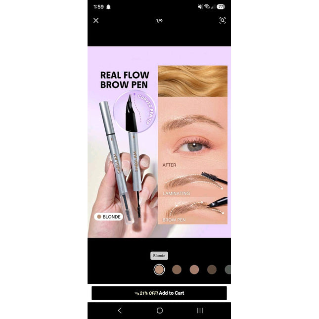 Laminating Brow pen-She Glam