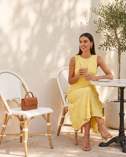Yellow Dress-Women Wear