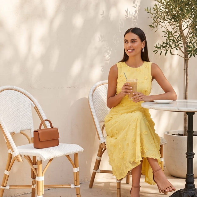 Yellow Dress-Women Wear