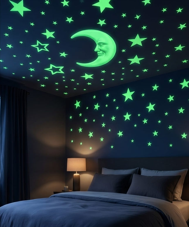 Glowing Galaxy Stars-Home