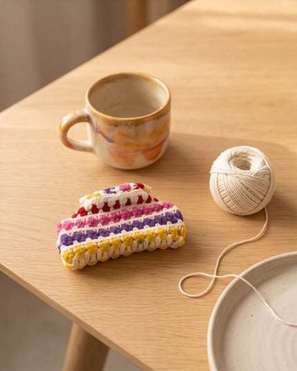 Crochet Clip-Hair Accessories