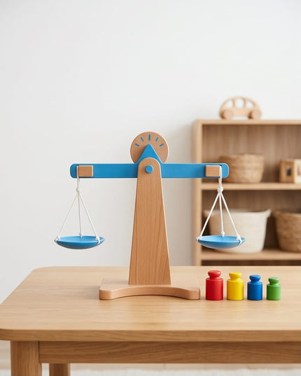 Wooden Balance Scale-Toys