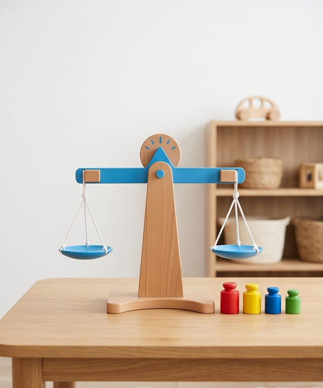Wooden Balance Scale-Toys