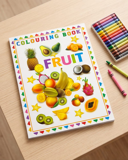 Fruits Colouring Book-Books