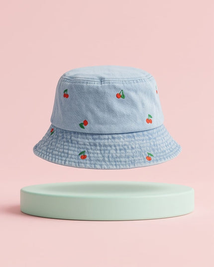 Cherry Bucket Hat-Hats