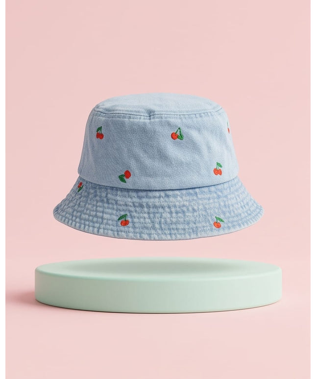 Cherry Bucket Hat-Hats