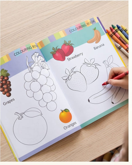 Fruits Colouring Book-Books