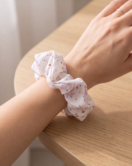 Floral Scrunchie-Hair accessories