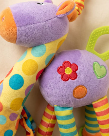 Plush Rattle with Teething-Toys