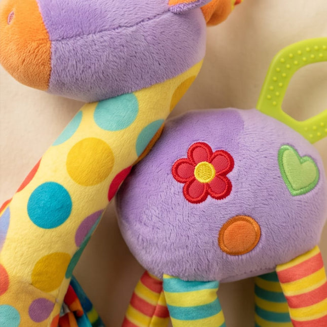 Plush Rattle with Teething-Toys