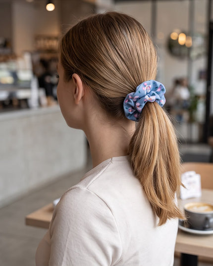 Floral Scrunchie-Hair accessories
