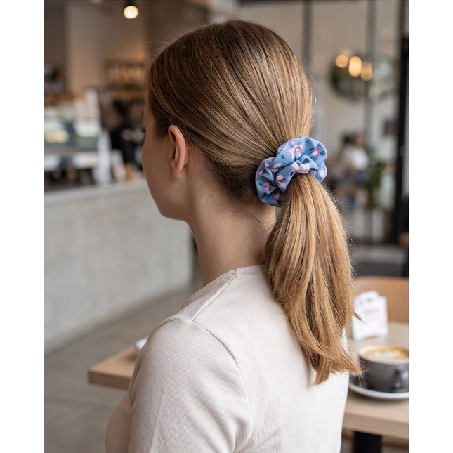 Floral Scrunchie-Hair accessories