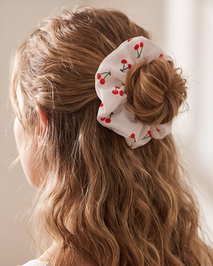 Cherry Scrunchie-Hair Accessories
