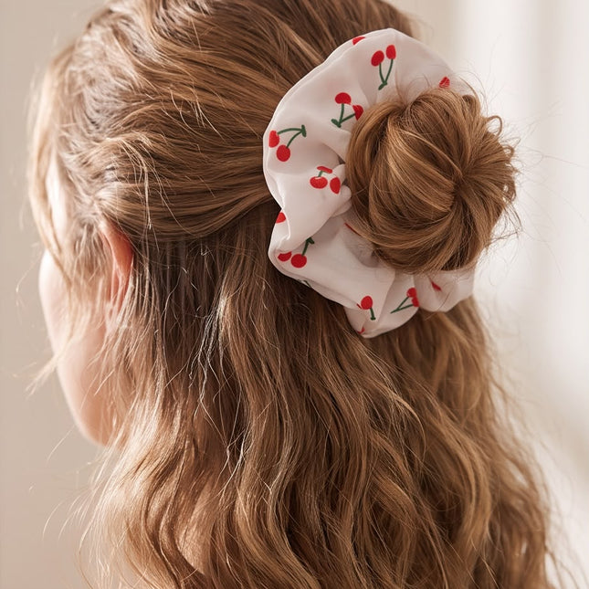 Cherry Scrunchie-Hair Accessories