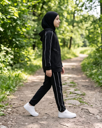 Cotton Hijab Girl Set-Sets