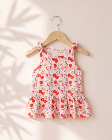 CHERRY DRESS-KIDS WEAR