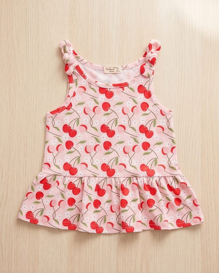 CHERRY DRESS-KIDS WEAR