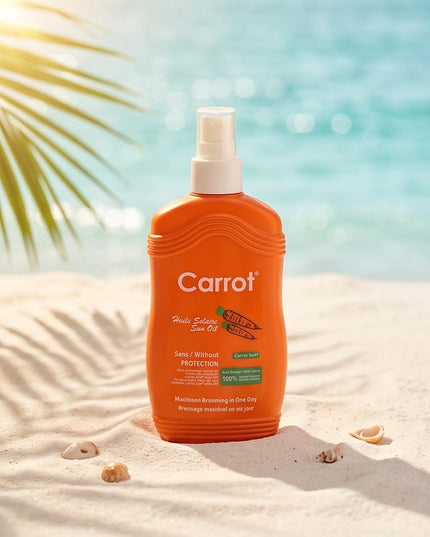 CARROT SUN TANNING OIL-SKIN CARE & COSMETICS
