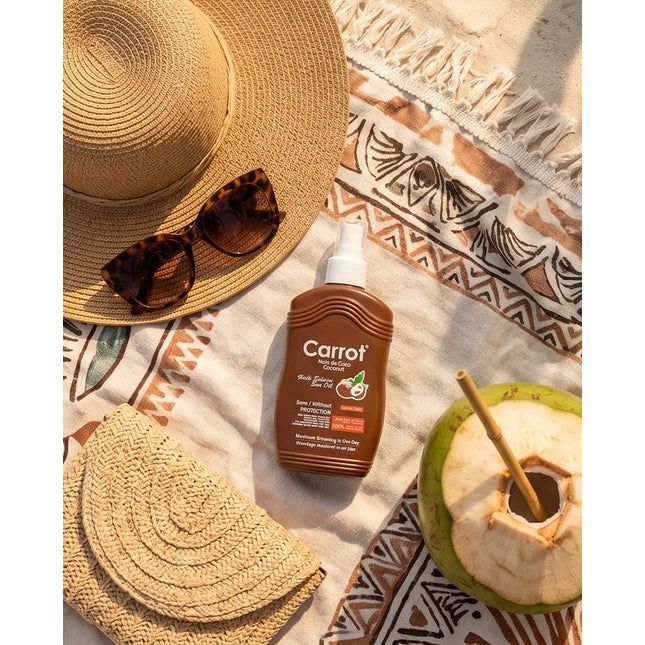 CARROT COCONUT TANNING OIL-SKIN CARE & COSMETICS