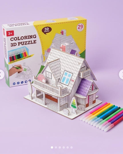 COLORING 3D PUZZLE-TOYS