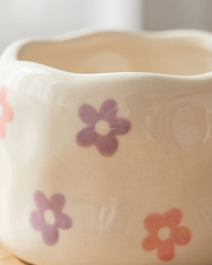 FLOWERY MUG-COFFE CUPS & MUGS