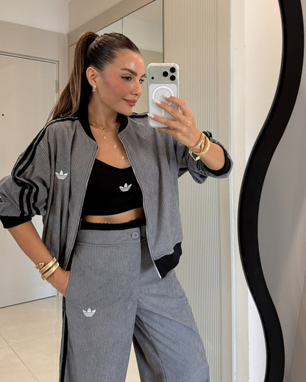 Velvet Set Three pieces - Grey