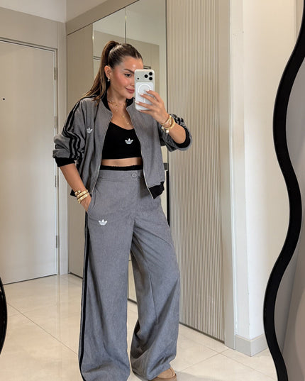 Velvet Set Three pieces - Grey