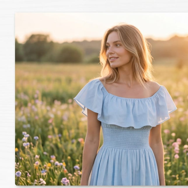 Blue Dress - Summer Style
