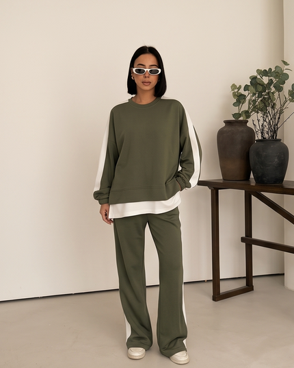 Oysho set - army green