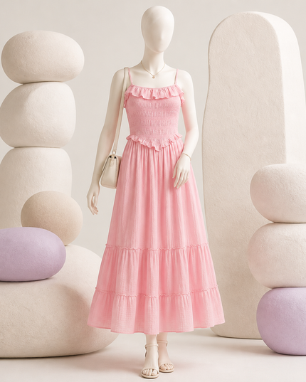 Pink Dress - Casual