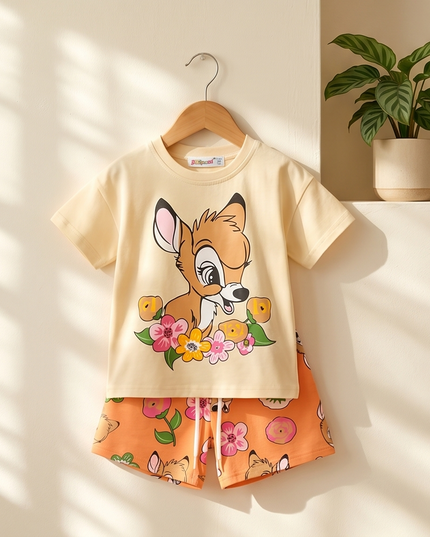 Cotton set for Girls - Deer