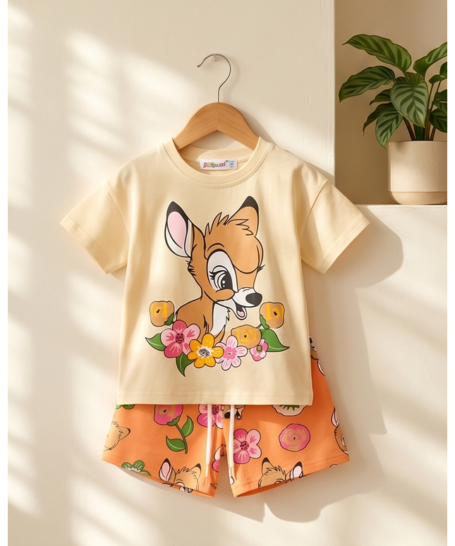 Cotton set for Girls - Deer