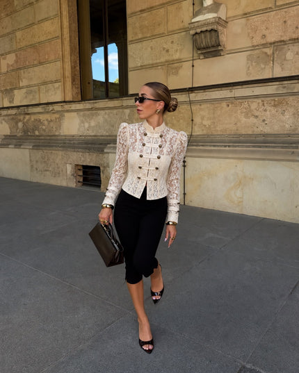 Guipure Lace Top