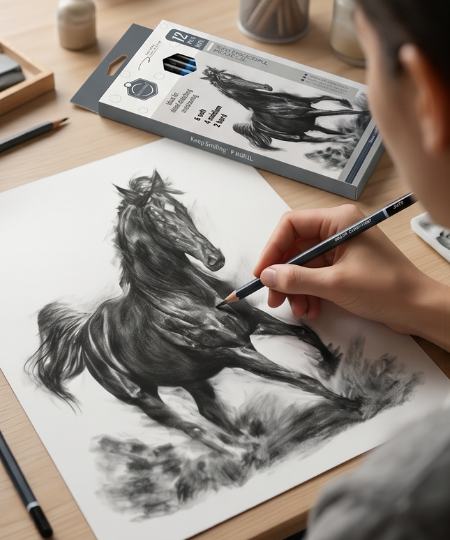 Charcoal pencil 12pcs