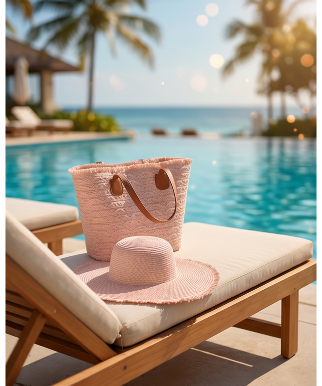 Beach Bag - set bag with Hat