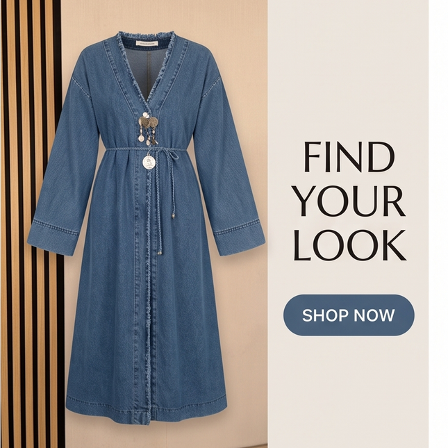Denim Cardigan