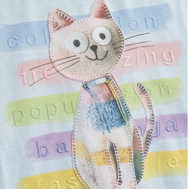 Tshirt Cotton - Oversize Blue
