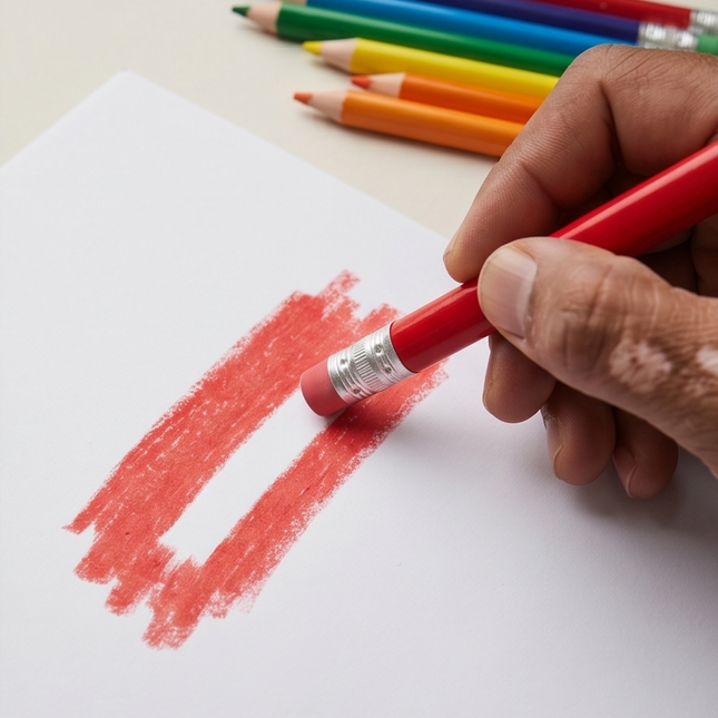 Erasable colored pencils - Jumbo