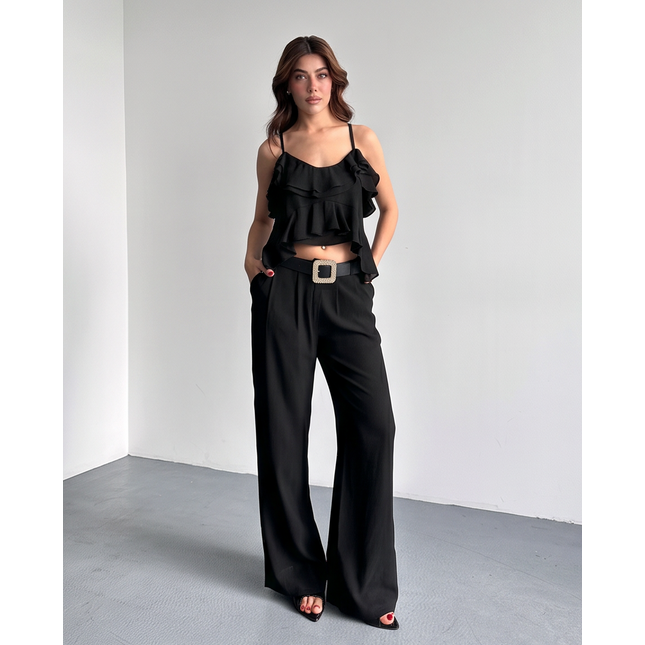 Elegant black Set - Fashion women