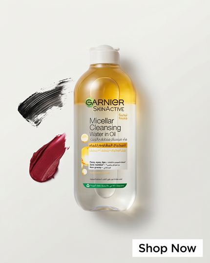 GARNIER - micellar cleansing water oil