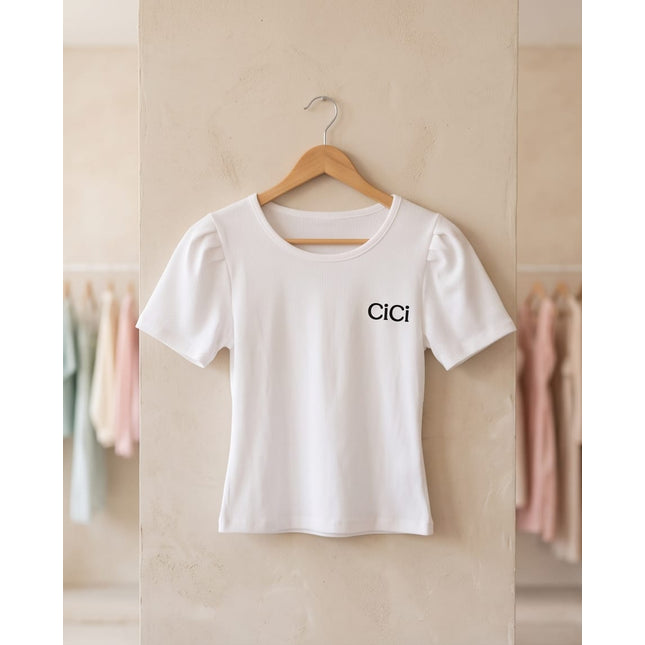 Cotton White Top - Cici